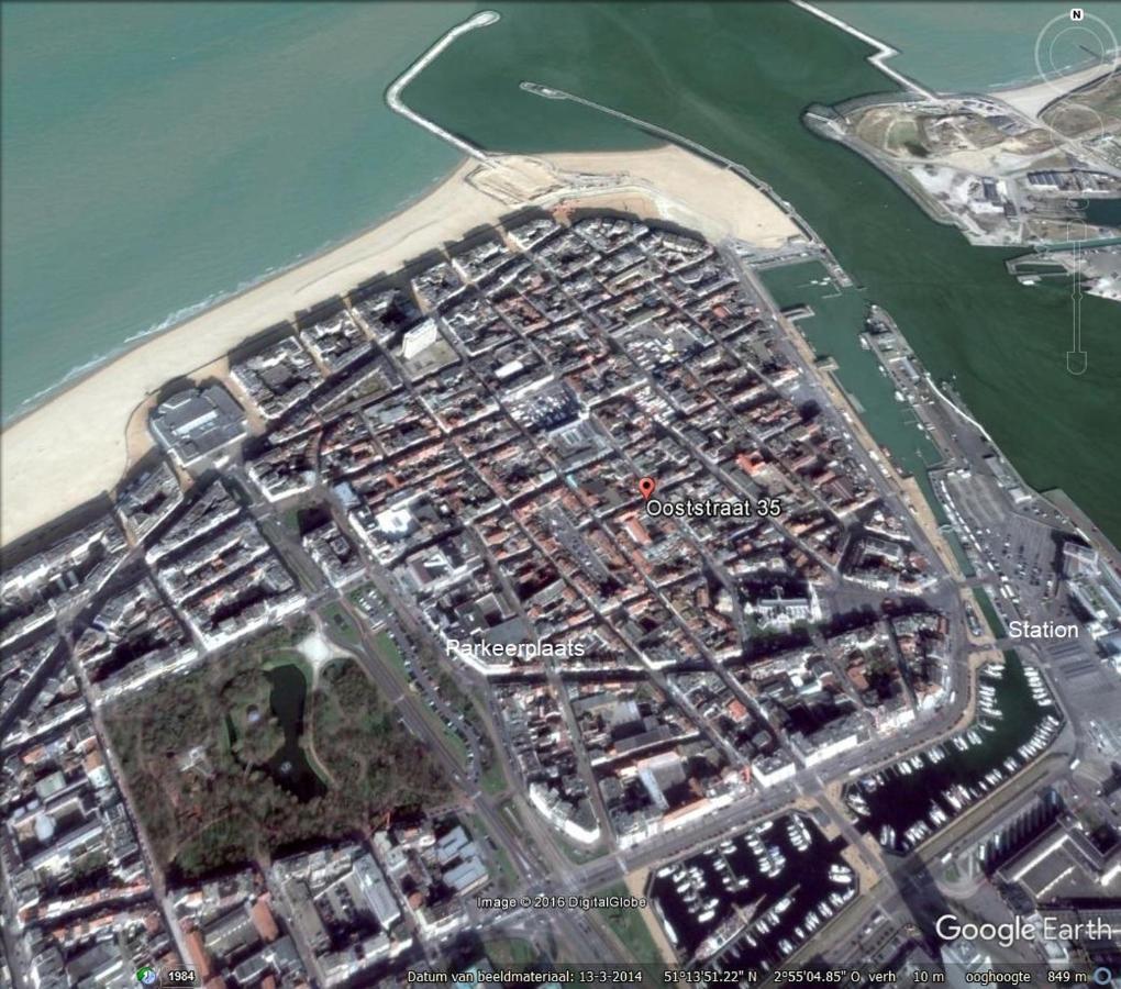 Marjori Oostende Met Gratis Parkeerplaats Esterno foto